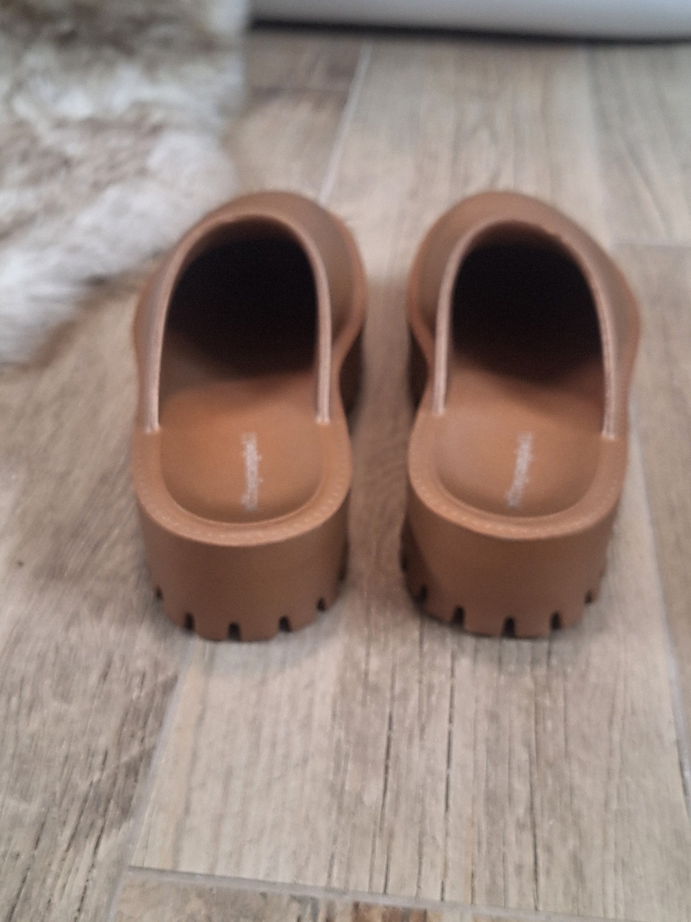 Jeffrey Campbell Brown Leather Clog Mules - Picture 5 of 7
